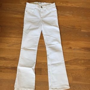 Frame white jeans
